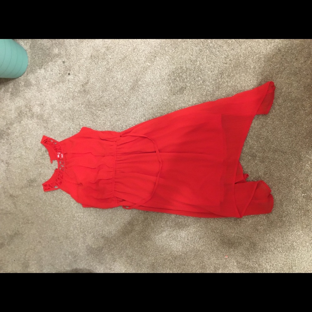Red dress